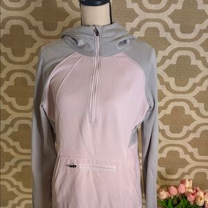 Lululemon Athletica Pink and Gray Hoodie